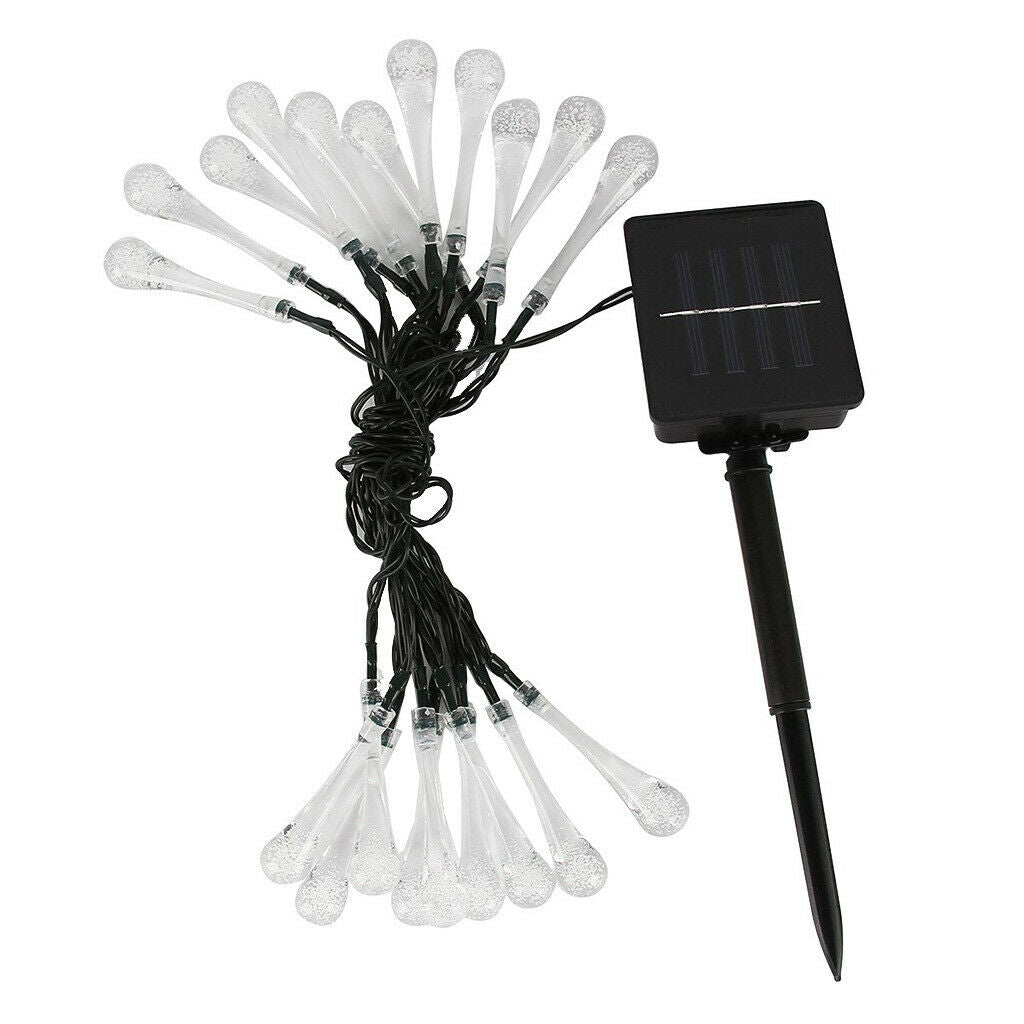 Solar LED String Fariy Light Christmas Festive Decors IP44Waterproof White