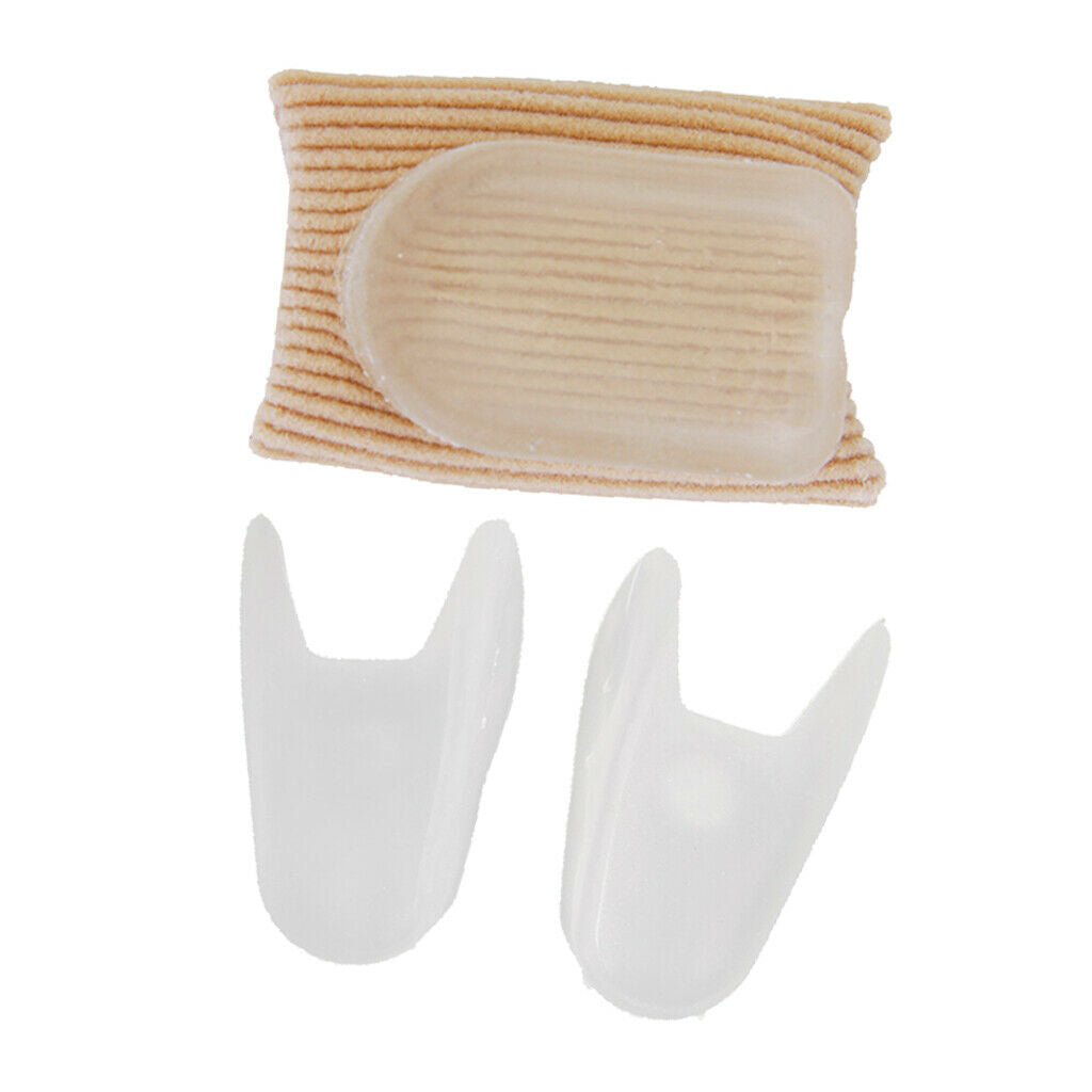 3 Pieces Silicone Gel Toe Spacers Toe Separators Toe Spreaders Align Cushion