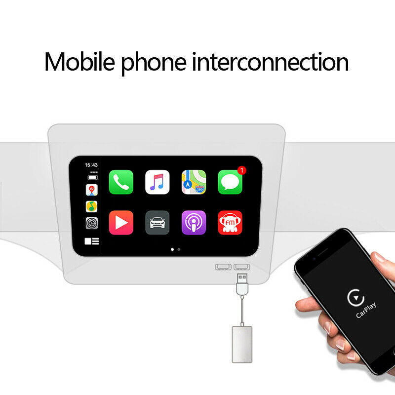 Voice Control USB Android CarPlay Dongle Adapter For iOS Phone Autolink Music