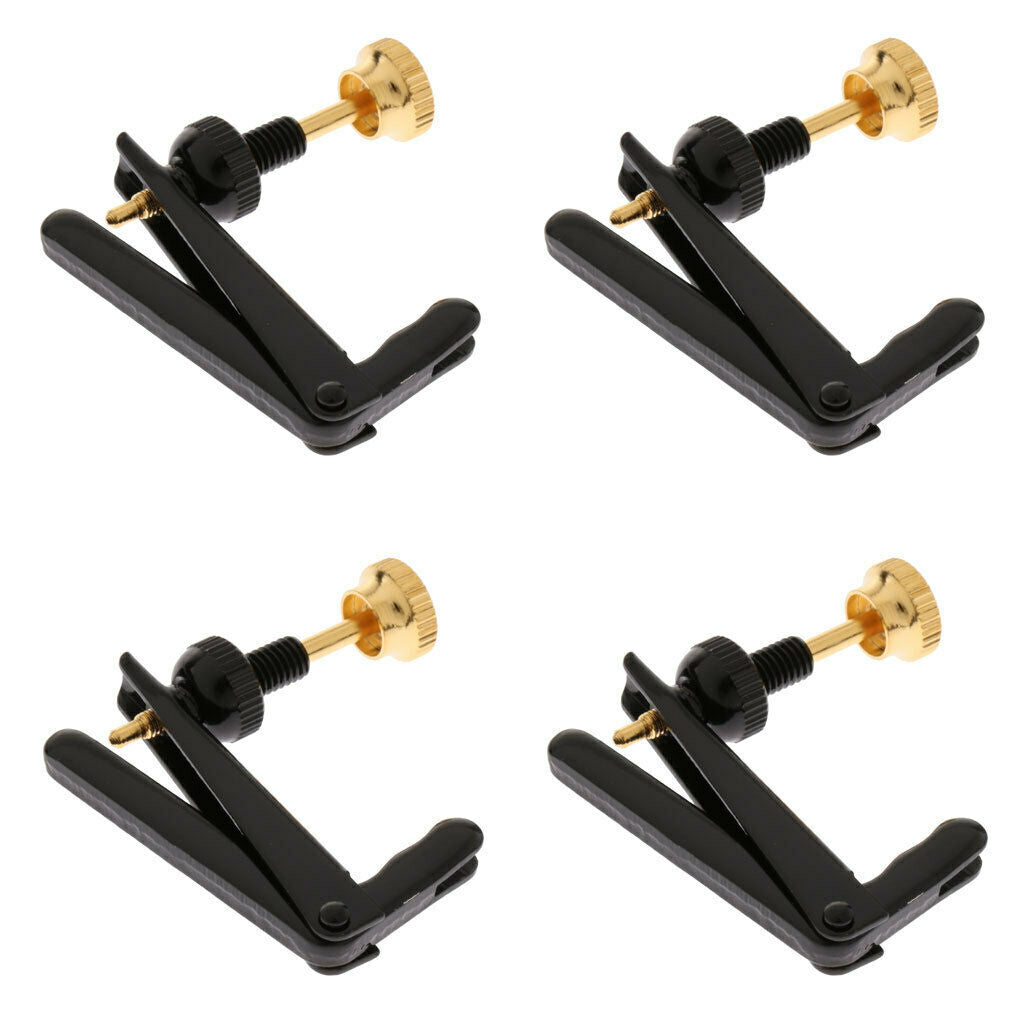 4pcs Cello Fine Tuners String Adjusters for Violin Cello Accessories 4-4-3-4
