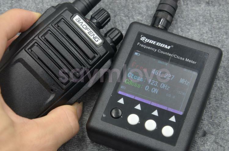 New SURECOM SF401 PLUS LCD Frequency Counter for Walkie Talkie w/ Battery