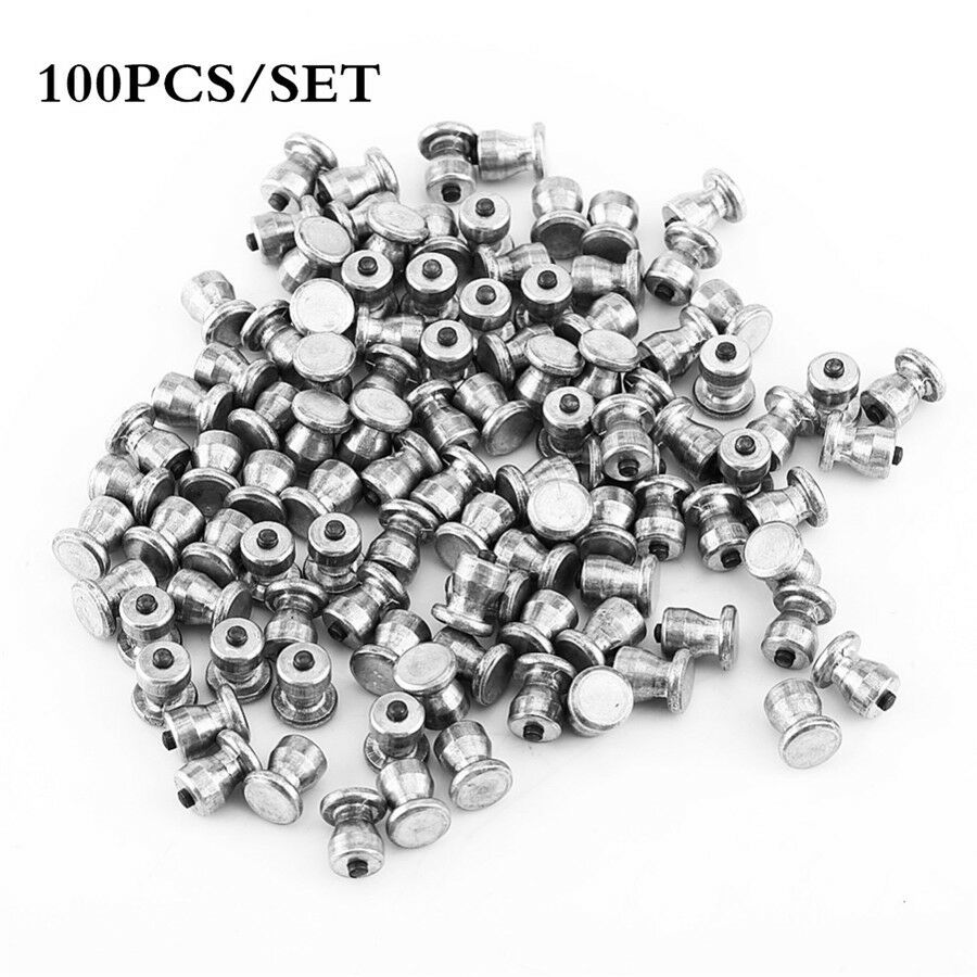 100Pcs Car Tyre Studs Screw Spikes Winter Tires Snow Chains Stud Screws 8mmx11mm