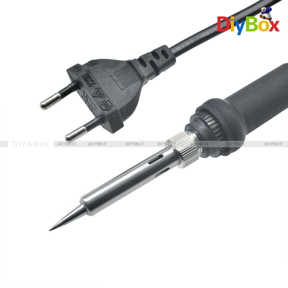 220V Temperature Adjust Electric Welding Soldering Iron Heat Gun Pencil EU Plug