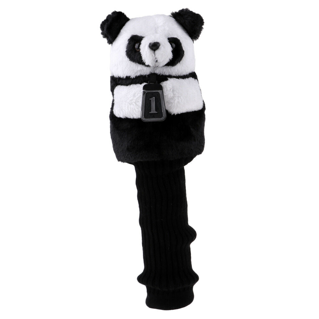 2 Pieces Utility Animal Golf Club Headcover - Universal Wood Driver Head