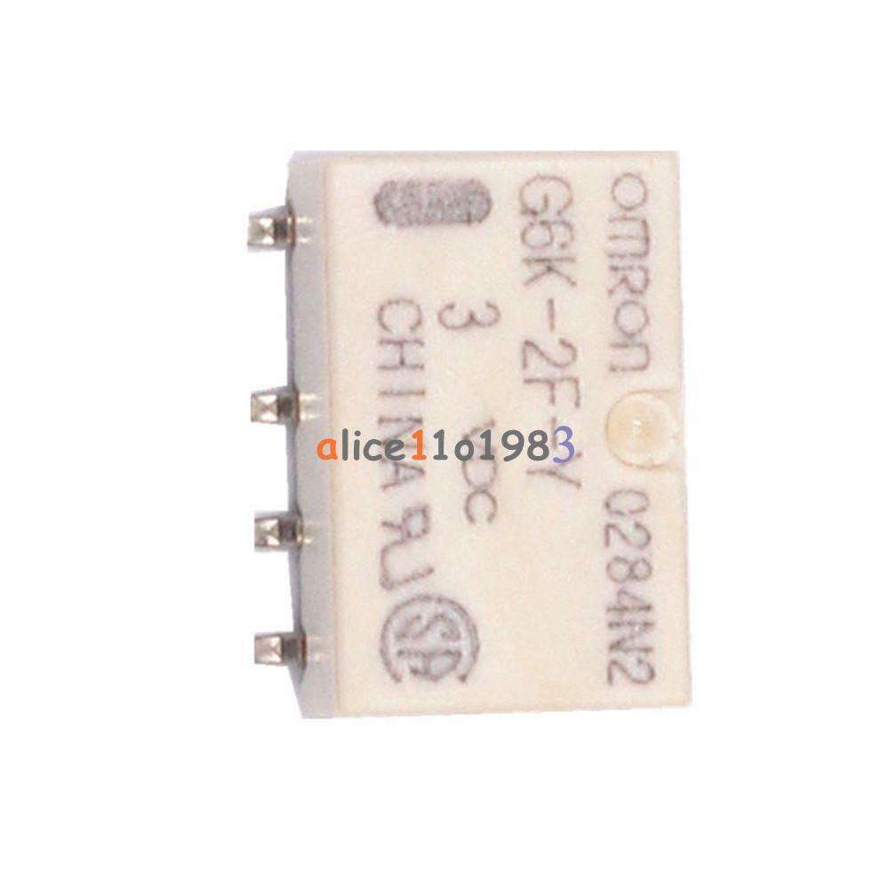 5PCS SMD 3V G6K-2F-Y-3VDC Signal Relay 8PIN for Omron Relay