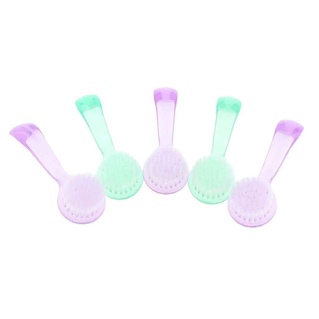 5 Pieces Art Dust Cleaning Brushes Manicure Pedicure Nails