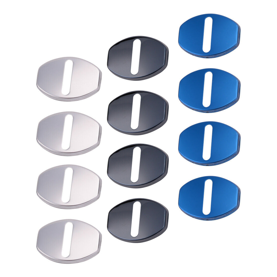 4x Door Lock Protection Cover Buckle Trim Cap Set Fit for Boxster Cayman Cayenne