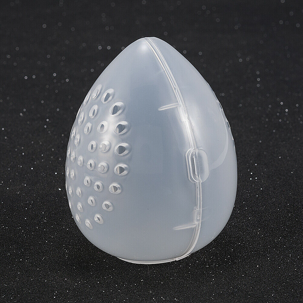 Cosmetic Egg Shaped Rack Beauty Sponge Stand Storage Case Makeup Blender Holder