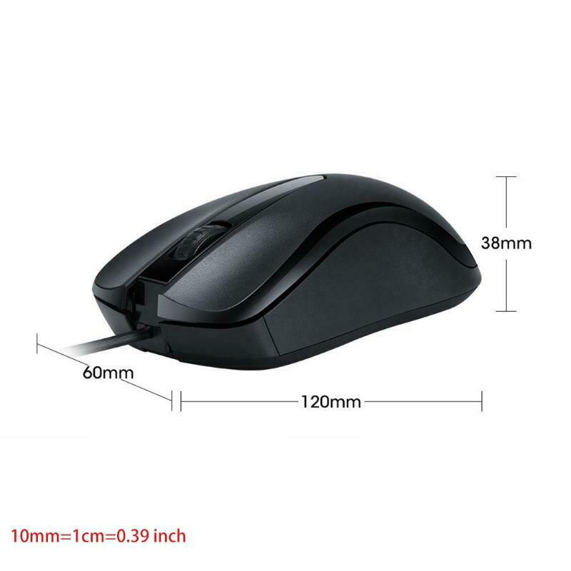 V12 Computer Optical Mouse 1000 DPI Classic Wired USB