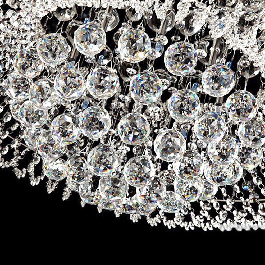 Clear Crystal Glass Chandelier Light Ball Prisms Suncatcher Drop Pendant .l8