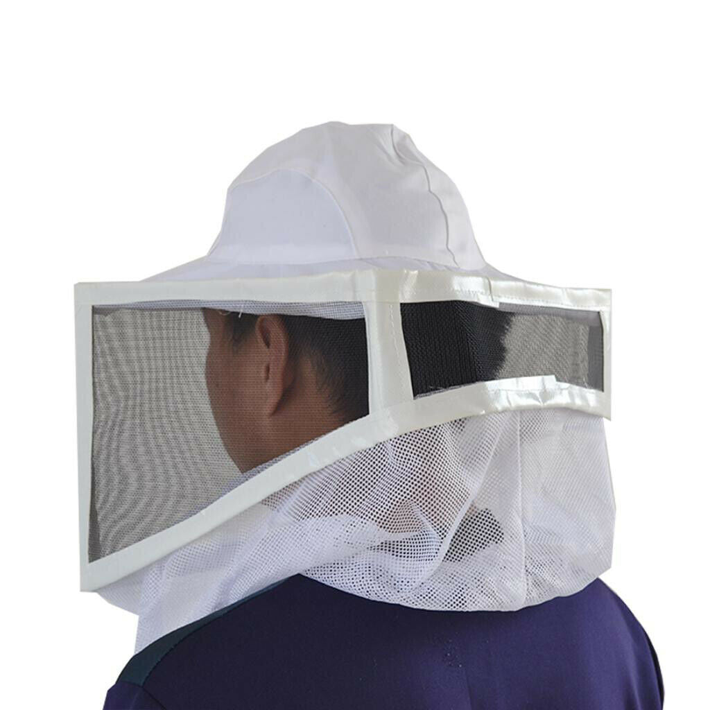 1x Beekeeping Bee Veils Round Hat Mosquito Fly Head Net Face Protection