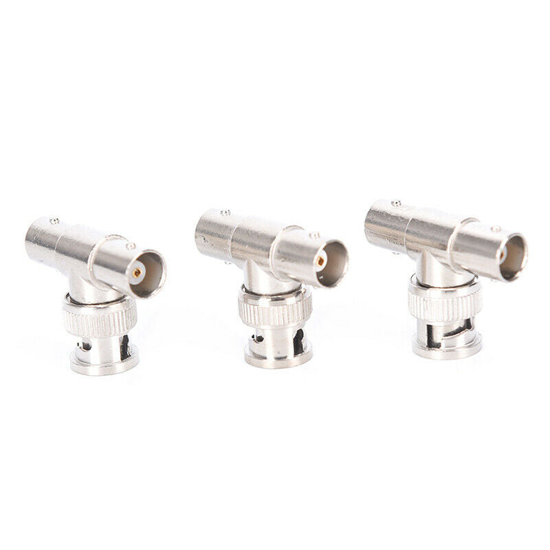 5x BNC Male To Dual 2 Female T Splitter Connector Adapter For CCTV Camera.l8