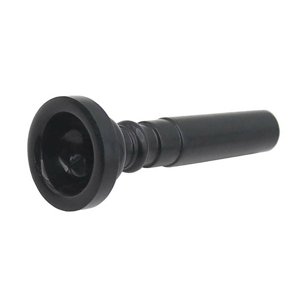 5 Pieces ABS Plastic Trumpet Mouthpiece for Trumpet Accessories Black