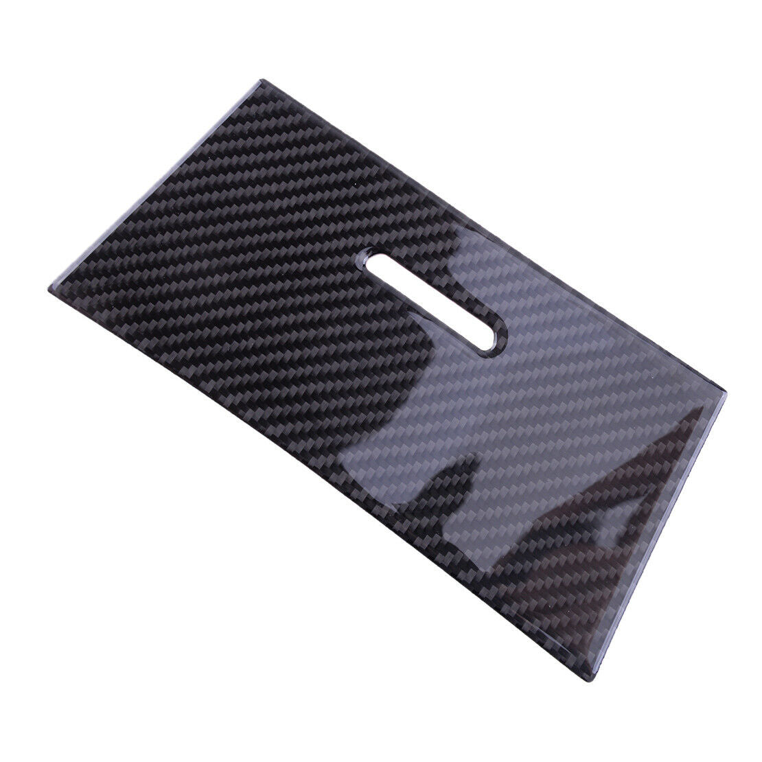 Carbon Fiber Console Center StorageBox Cover Fit For Jeep Grand Cherokee 2014-18