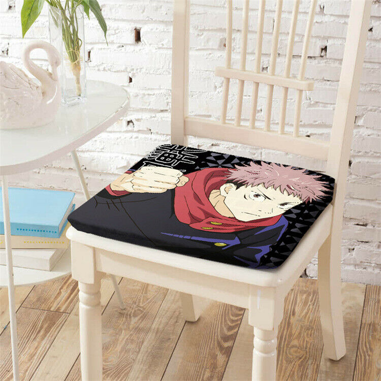 Anime Jujutsu Kaisen Itadori Yuji Double Sided Printing Cushions Seat Cushion