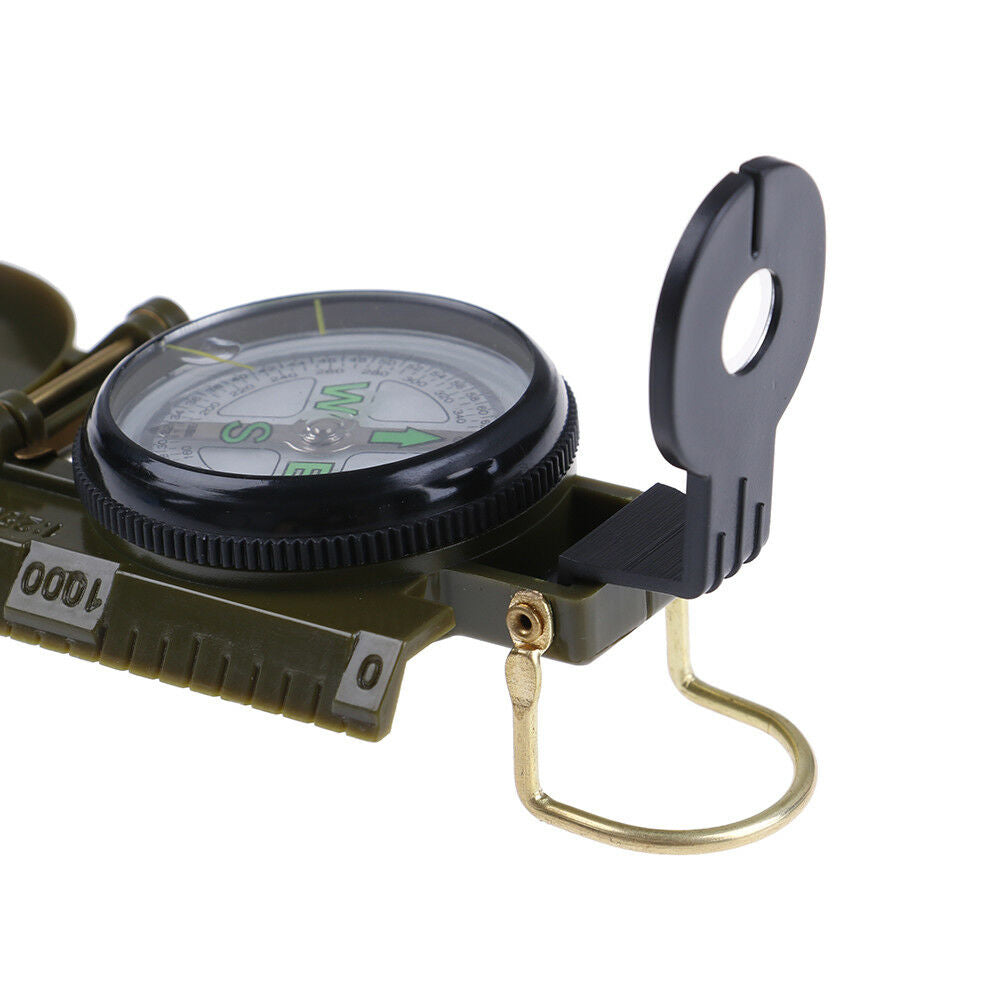 Outdoor Camping Hiking Style Survival Marching Military Lensatic Compas.l8