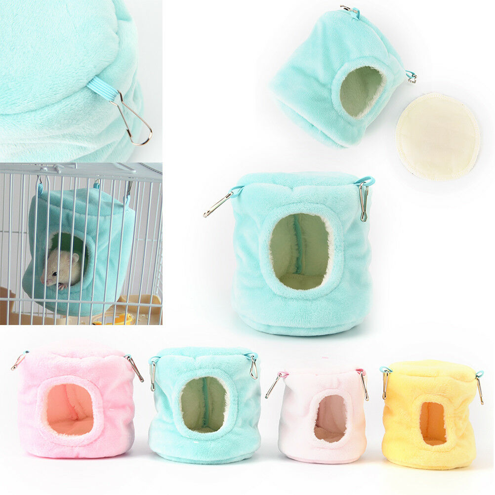 Warm hammock small animal rat hedgehog squirrel house bed nest with cushi.l8