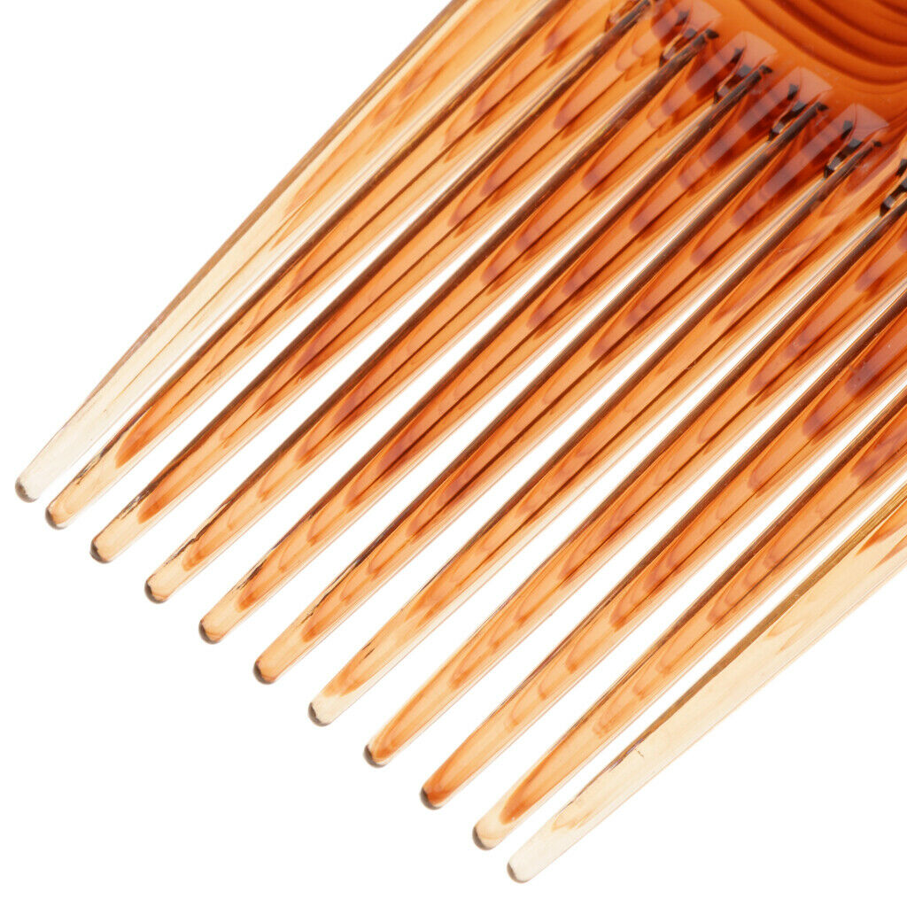 2 Pcs Long Tooth Afro Comb Curly Hair Brush Salon Hairdressing Styling Tools
