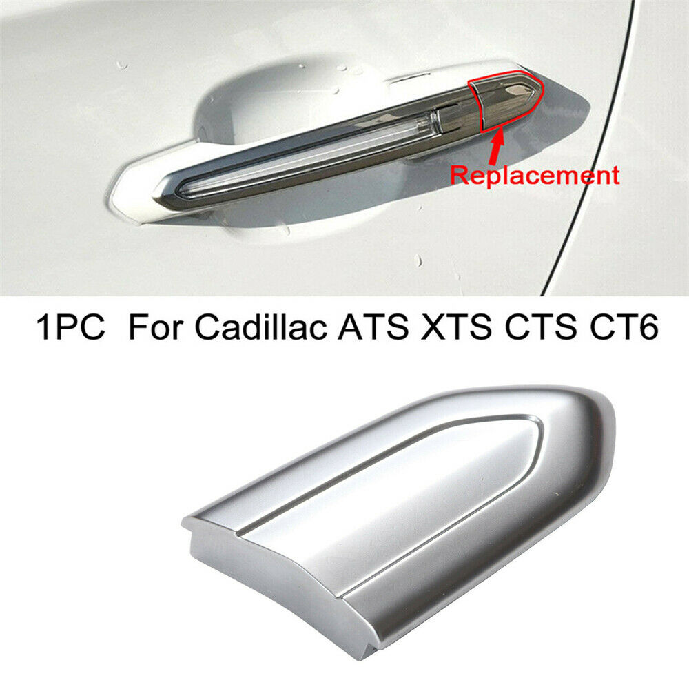 1x Car Door Lock Cylinder Chrome Cover Trim For Cadillac ATS XTS XT4 XT5 CTS CT6