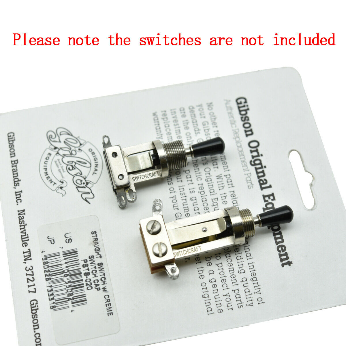 5x Black USA Thread SAE 8-32 Metal Toggle Switch Tip Fits Gibson/Switchcraft