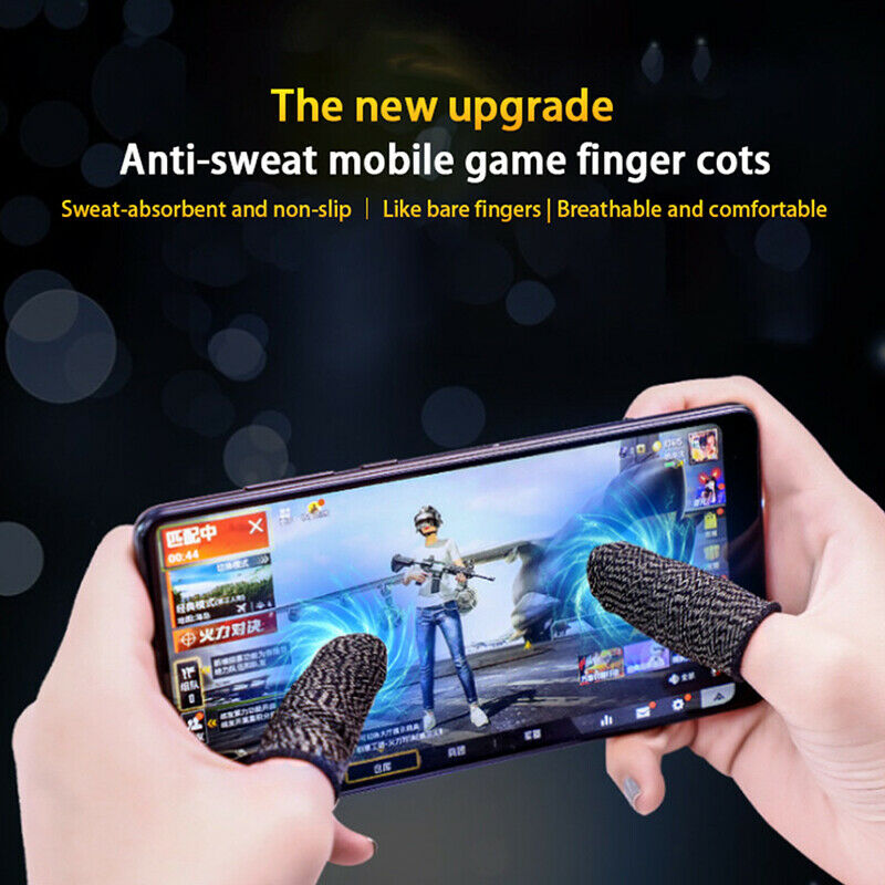 20pcs Ultra Thin Finger Sleeve Anti-Sweat Handheld Game Professional E-Spo JY