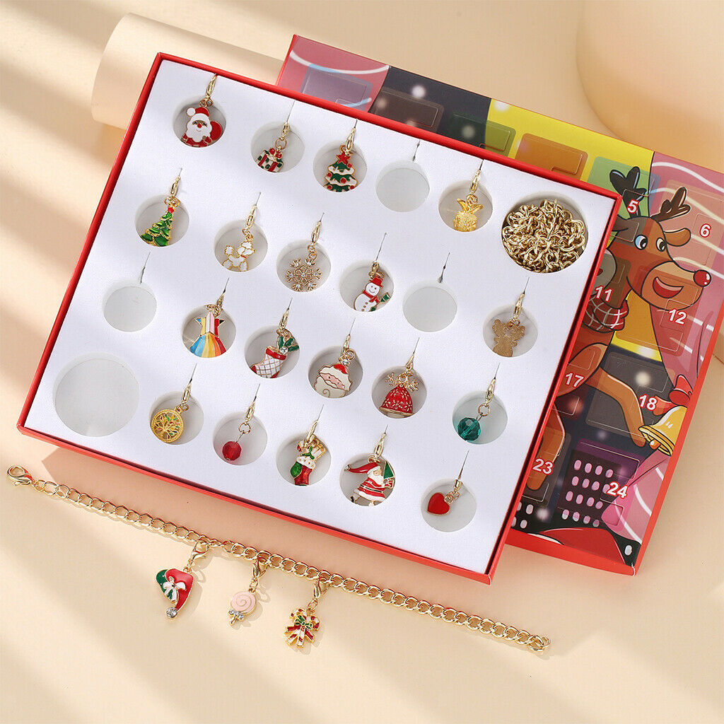 Christmas Pendant Charm Christmas Calendar Diy Scrapbooking for Kids Gifts