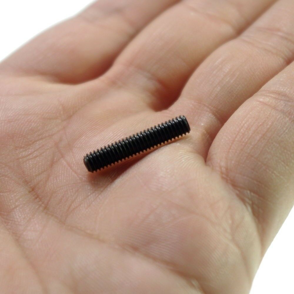 Lot100 M8x8mm Head Hex Socket Set Grub Screws Metric Threaded flat-head
