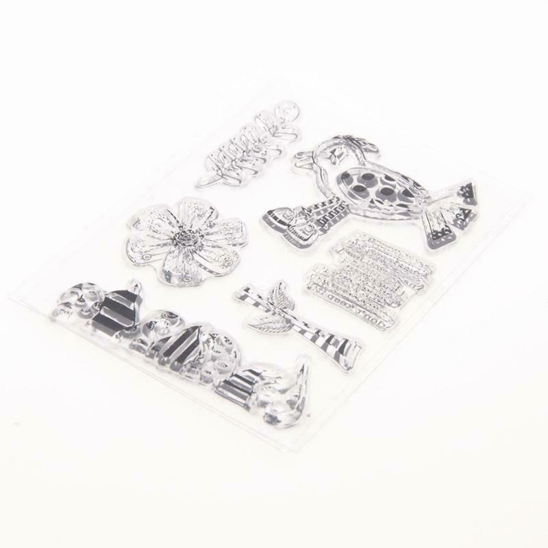 Bird Silicone Clear Seal Stamp DIY Scrapbooking Embossing Photo Album Card Decor