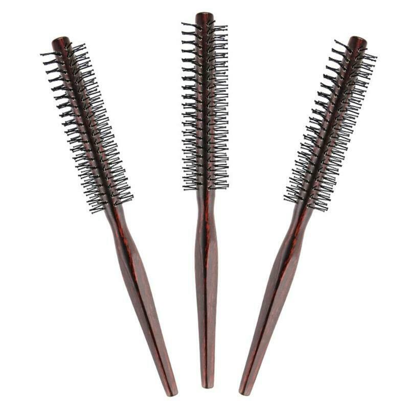 Nylon Round Hair Brush Anti-Static Comb Hairdressing Blow Drying to Style Tool