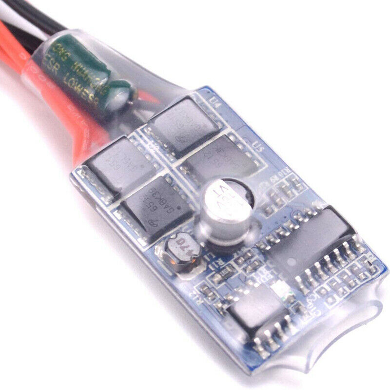 30A ESC Brushed Electric Speed Controller for DIY Mini RC Car or Boat Tank witH7