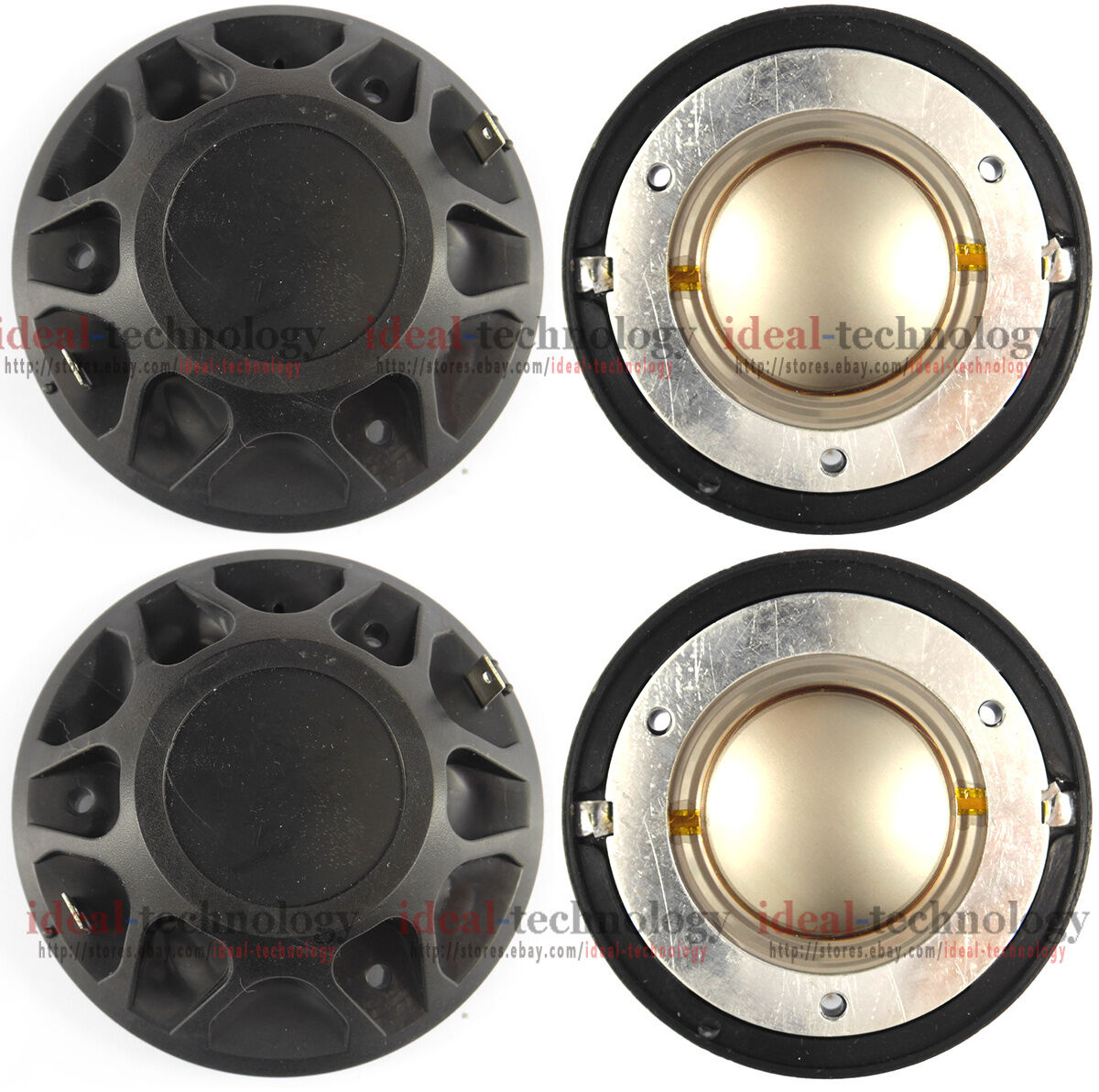 4Pcs Aft Diaphragm for Peavey PR10 PR12 PR12D PR15 PV112 PV115 PV215 8Ohm