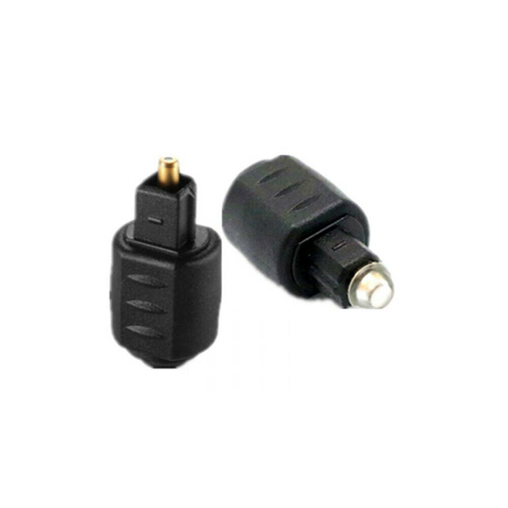 New Optical Audio Adapter 3.5mm Female Mini Jack Plug to Digital Toslink Male