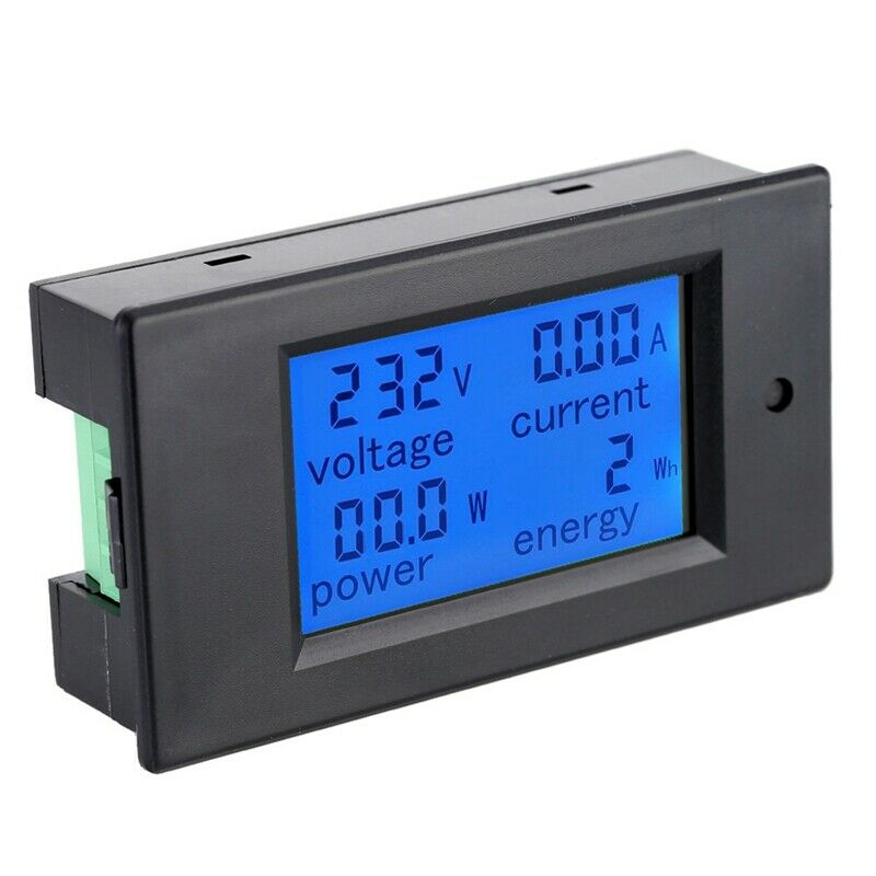 100A AC Multifunction Voltmeter Current Digital LED Display Power Monitor VoltR8
