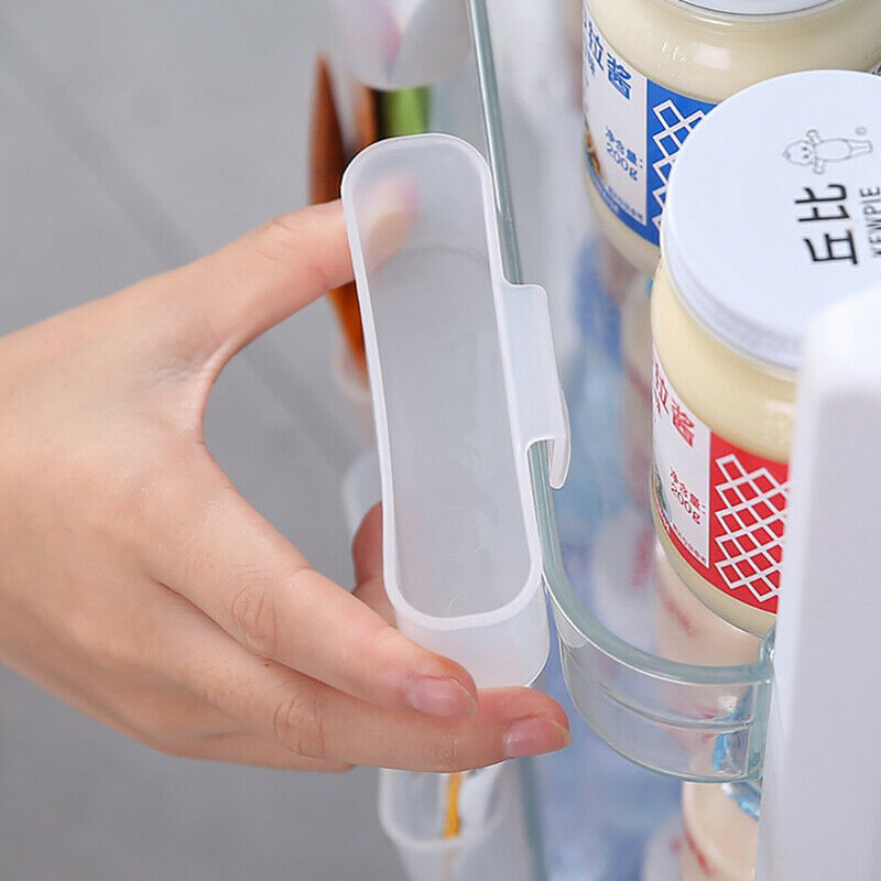 Refrigerator Seasoning Storage Box Kitchen Goods Sauce Rack Mini Storage racFCA