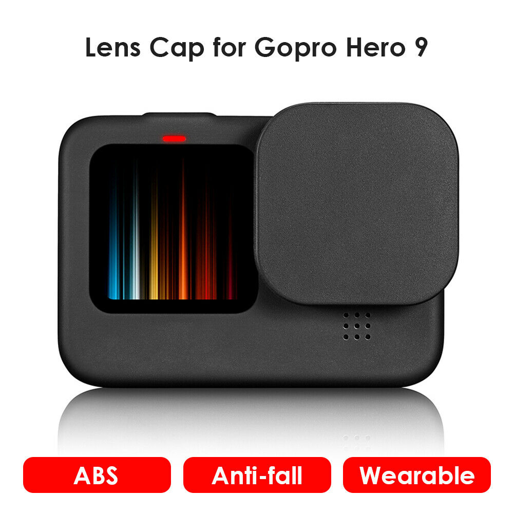 Soft Silicone Drop-Proof Lens Cap Cover Protector for Gopro Hero 9 Black @