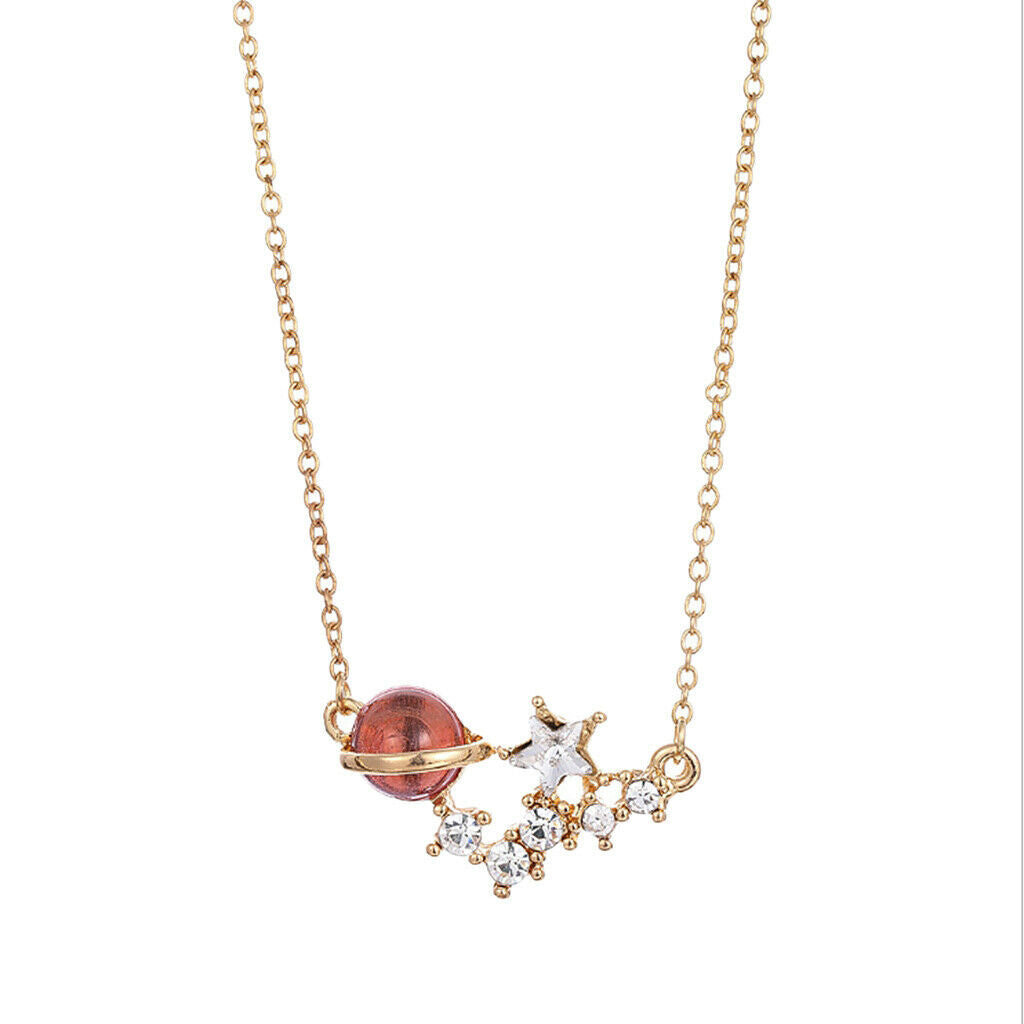 Charm Golden Drill Star Pendants Banquet Lady Dating Jewelry Birthday Gifts