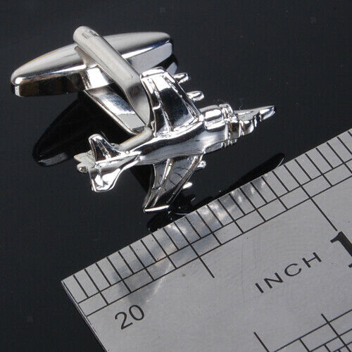 2x Marines Plane Men's Suit Shirt Shirt Cuff Link Cufflinks