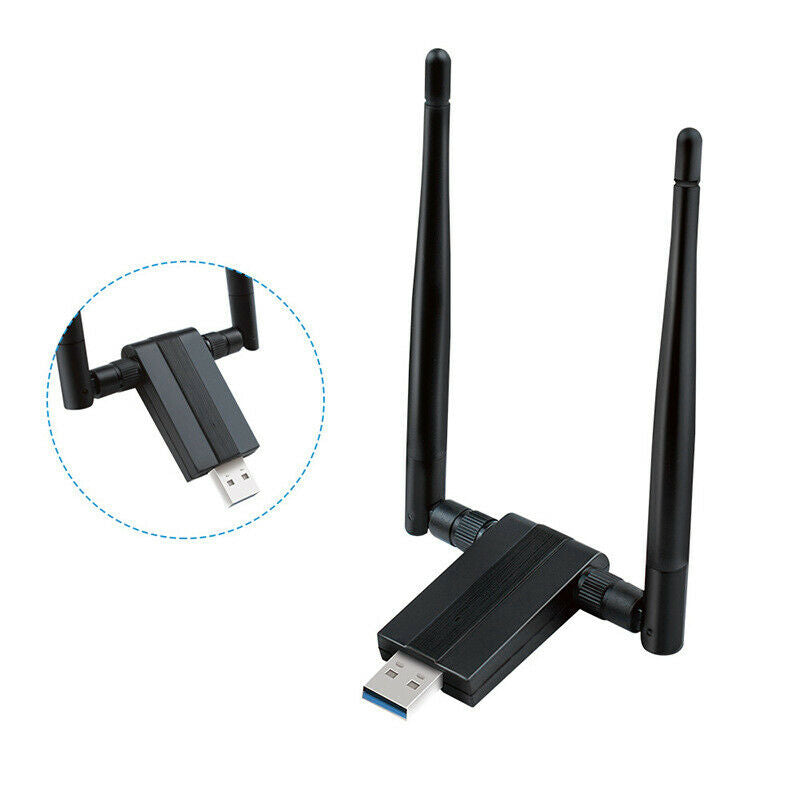 Wireless WiFi Adapter Portable USB AC 1200Mbps Dual Band 2.4G/5GHz Wireless NeK1