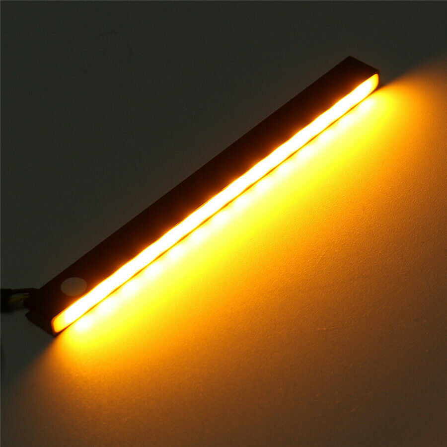 Turn signal and Brake lights Red/Amber DRL Flowing Light BAR Universal 12V 2PC
