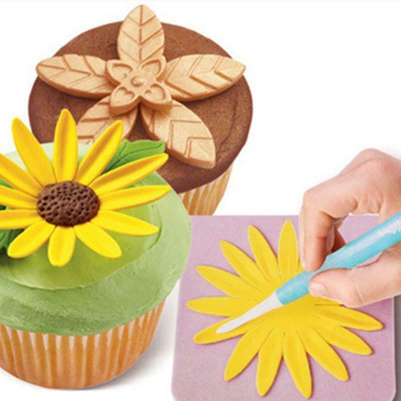 Flower Fondant Forming Cups Drying Holder Dry Flower Sponge Mats Forming Shaping