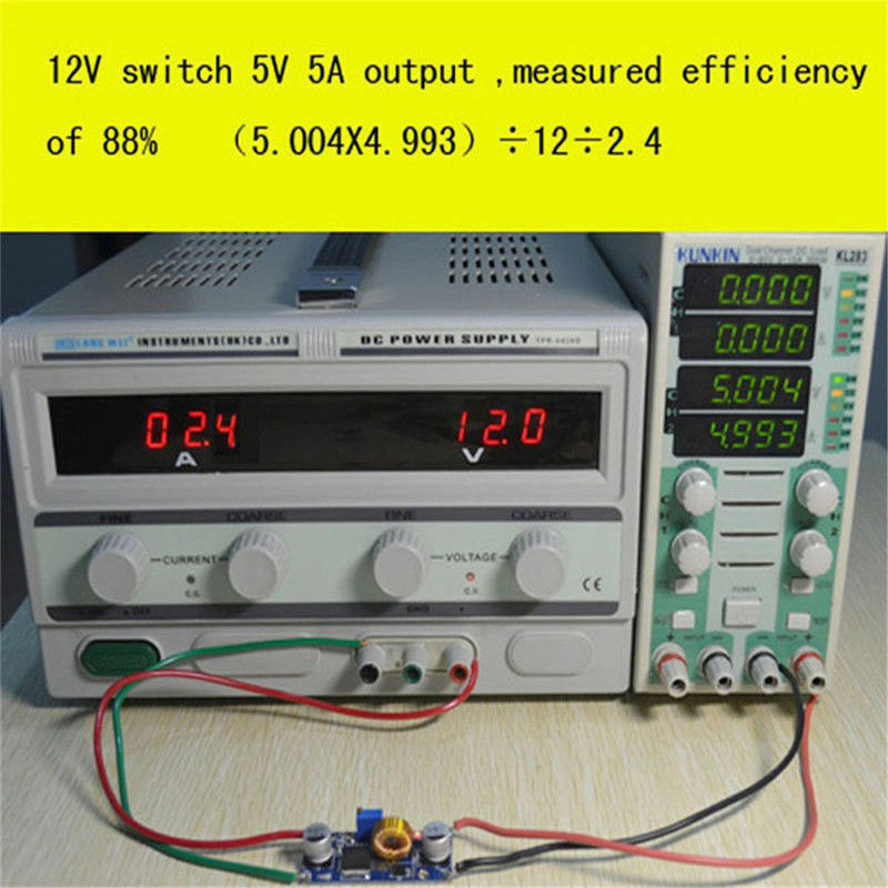 Dc-Dc Buck Abaisseur 4-38V Pour 3.3V 6V 9V 12V 24V 5A Convertisseur Voltage LÃ¨ve