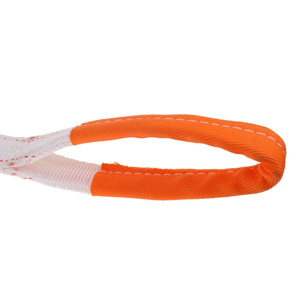 2X Heavy Duty Tree Saver Tow Strap Towing Pull Rope Cable Road Recovery 2Ton 1m