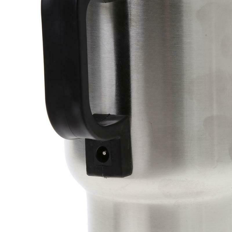12V Car Heating Cup Stainless Steel Travel Electric Kettle Insulated Heated Mug