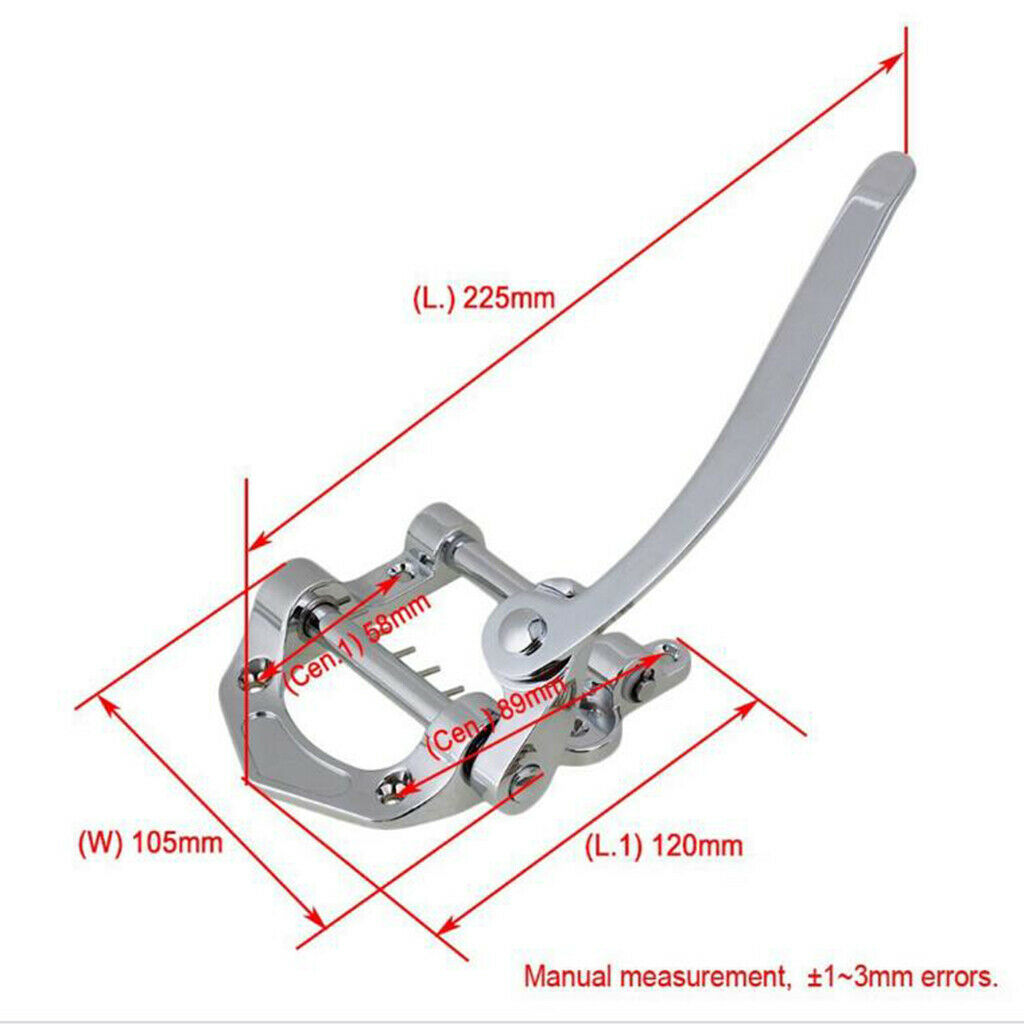 1x Jazz Electric Guitar Tremolo Unit Vibrato Bridge for TL Parts Accessories