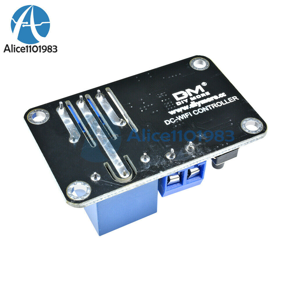 DC12V Smart Wifi Wireless Self-lock Switch Delay Relay Module By APP IOS Android