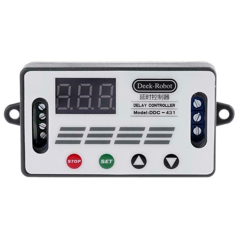 DC 12V Timer Delay Relay Switch Digital LED Display Delay Controller MOS DDC-431