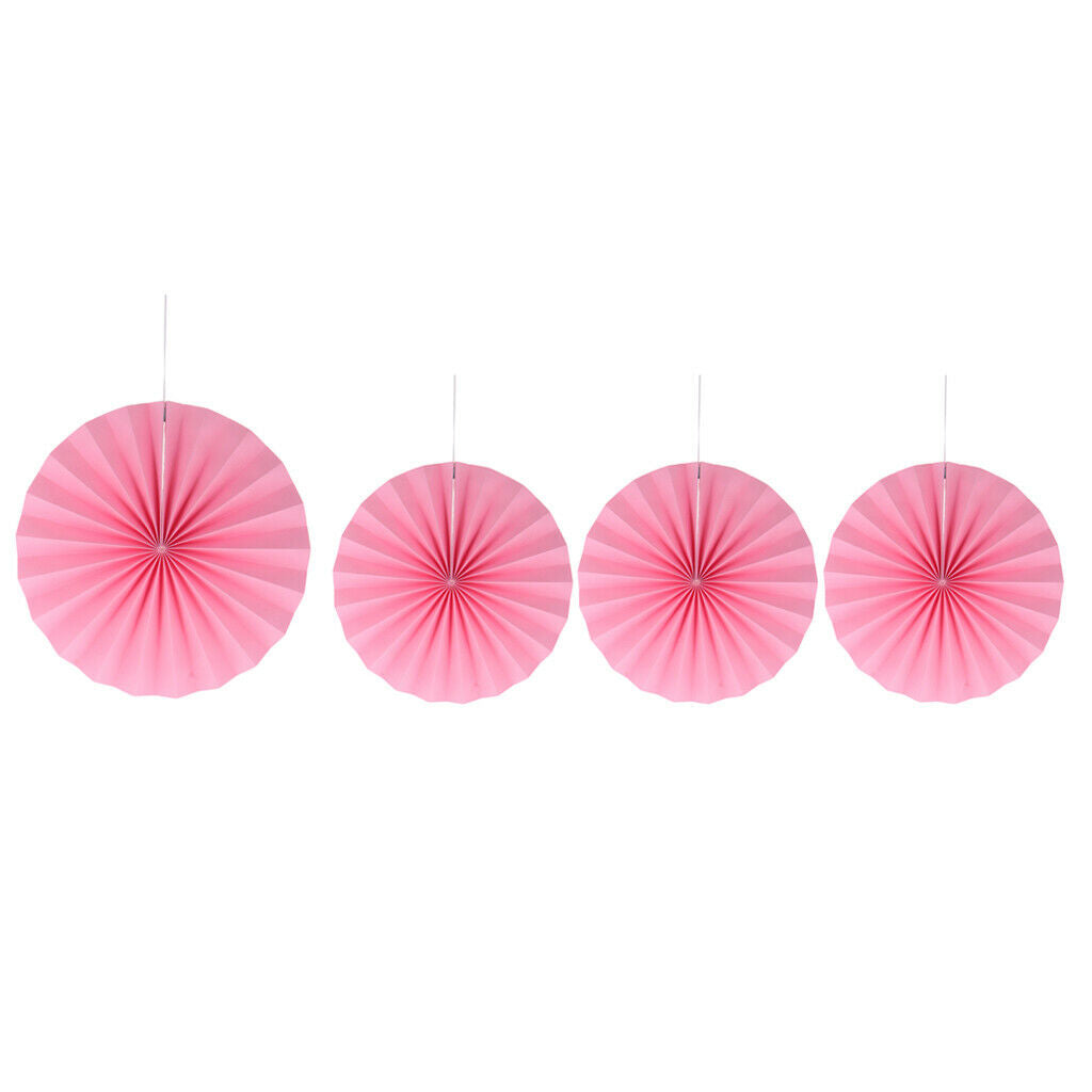 12 Pieces Mixed Cupid Tissue Paper Wheel Fans Flowers Photo Backdrop Wedding