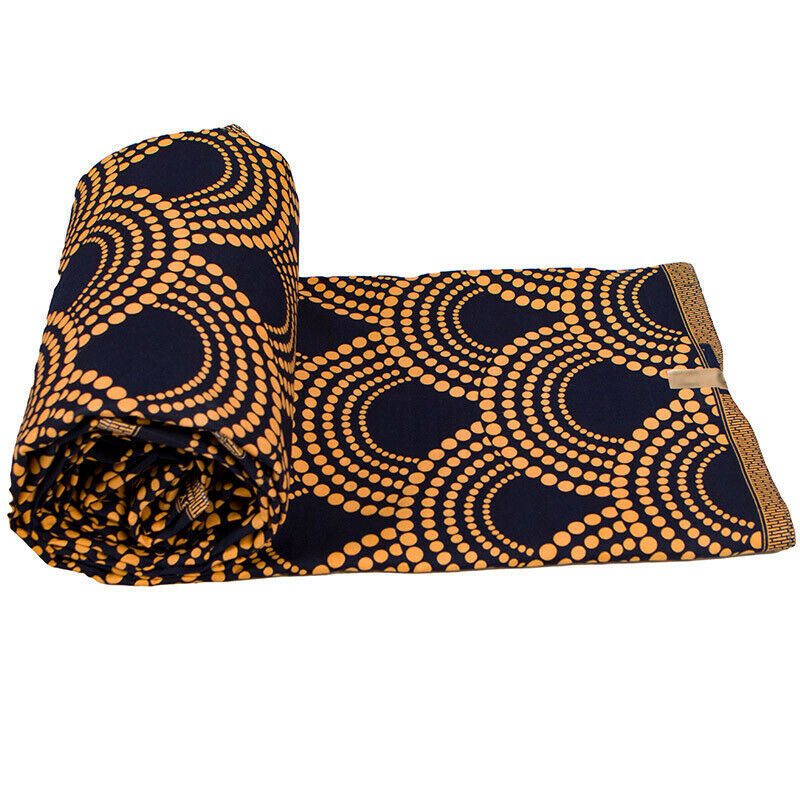 1 Yard African Batik Wax Printed Fabric Clothing Sewing DIY Handcraft Materials