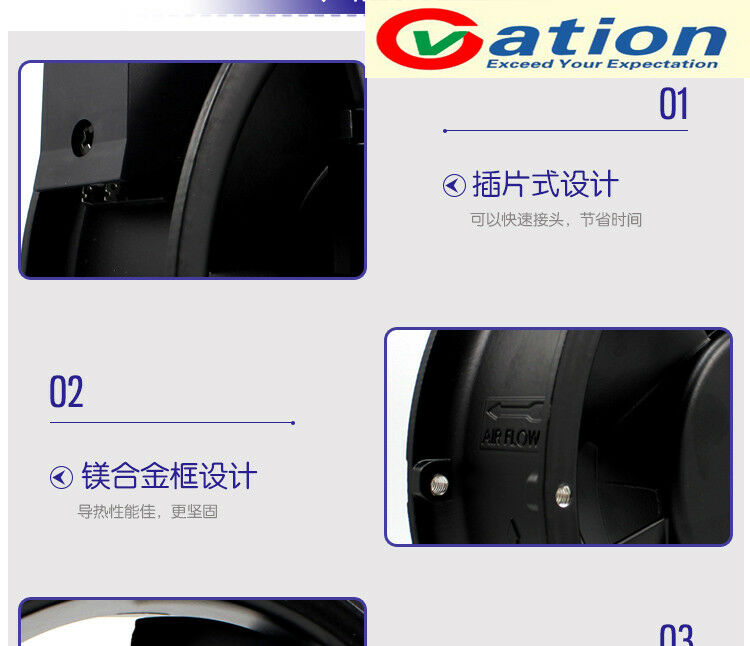 For KAKU KA1725HA2 17cm AC220V full metal axial flow waterproof cooling fan