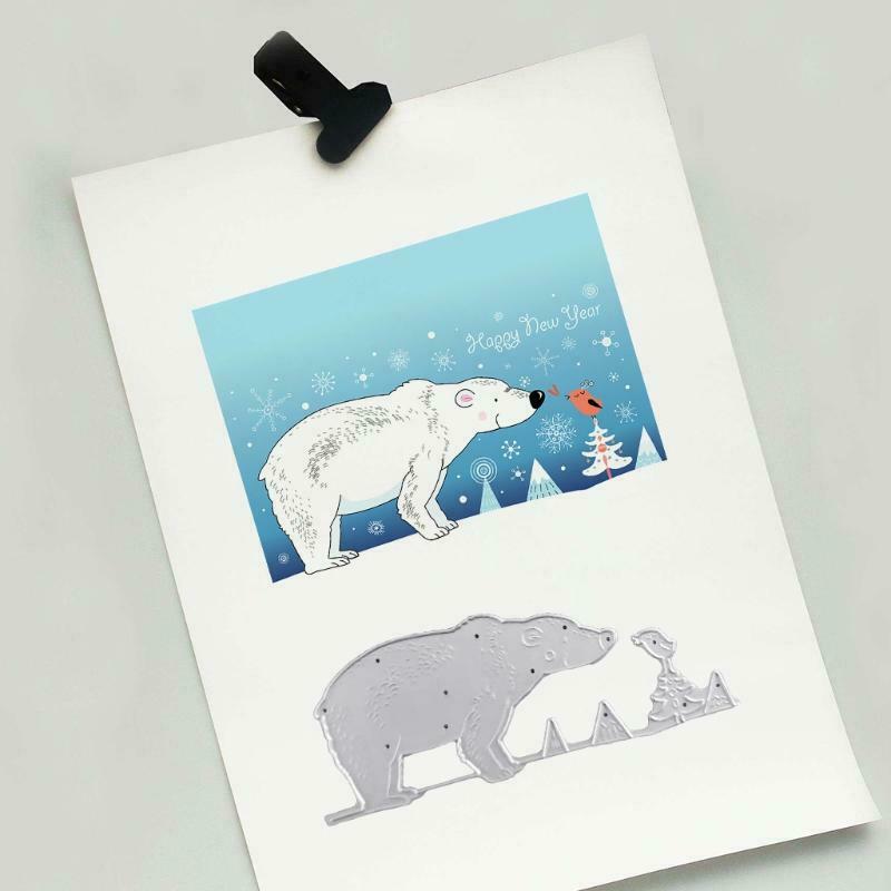 Baby Newborn Night Stencil DIY Printing Steel Mould for Scrapbook Album Paper